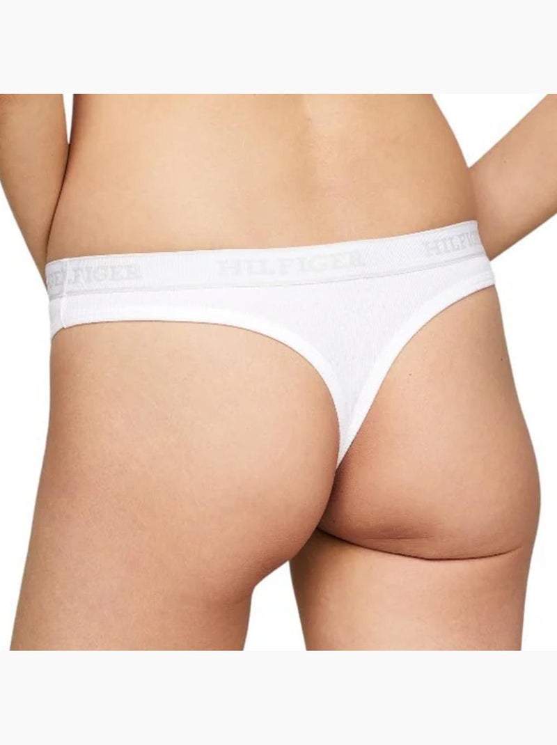 Cuecas de Mulher Tommy Hilfiger ThongR Brancas Branco - Kiabi