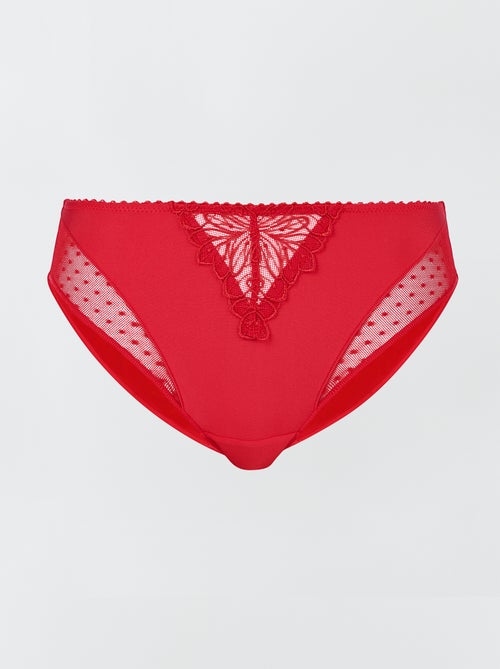 Cuecas de renda 'Sans complexe' - Kiabi