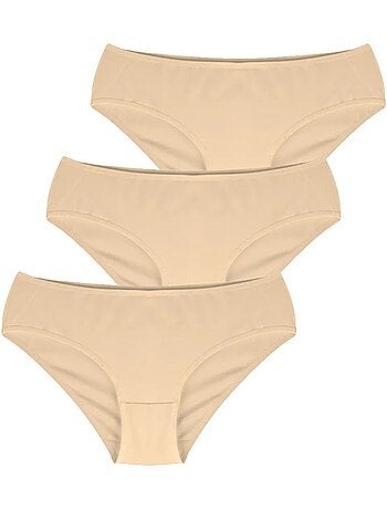 Cuecas em jersey de algodão de cintura baixa, pack de 3 penti