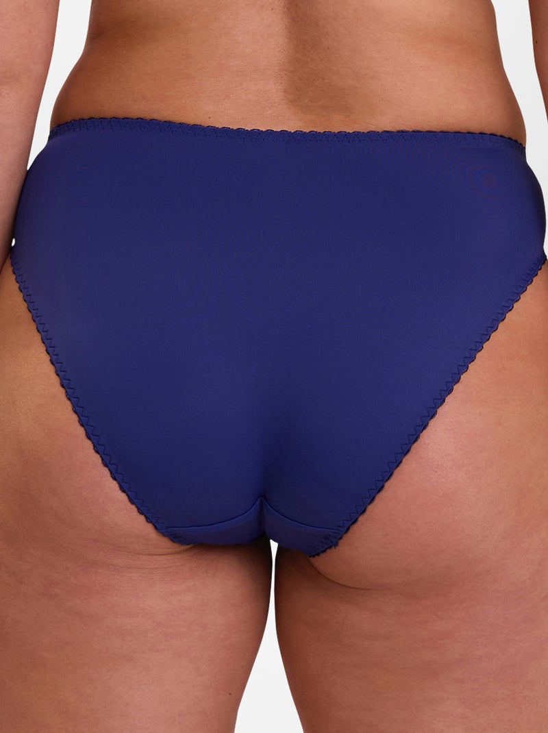 Cuecas em renda - 'Wolf lingerie' AZUL - Kiabi