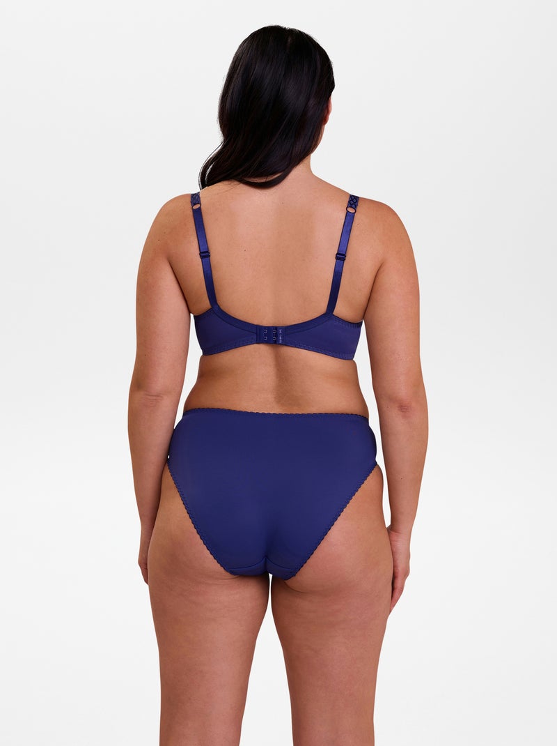 Cuecas em renda - 'Wolf lingerie' AZUL - Kiabi