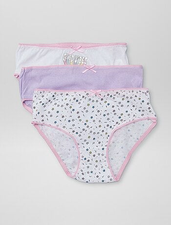 Cuecas estampadas - lote de 3