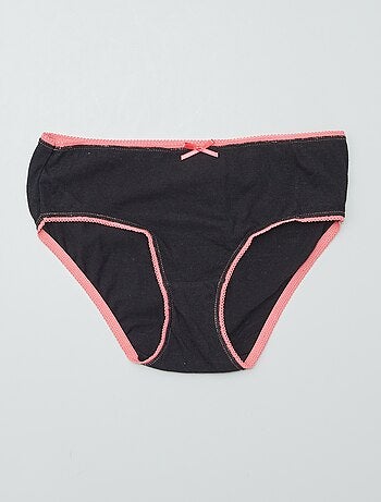 Cuecas estampadas em algodão - lote de 3