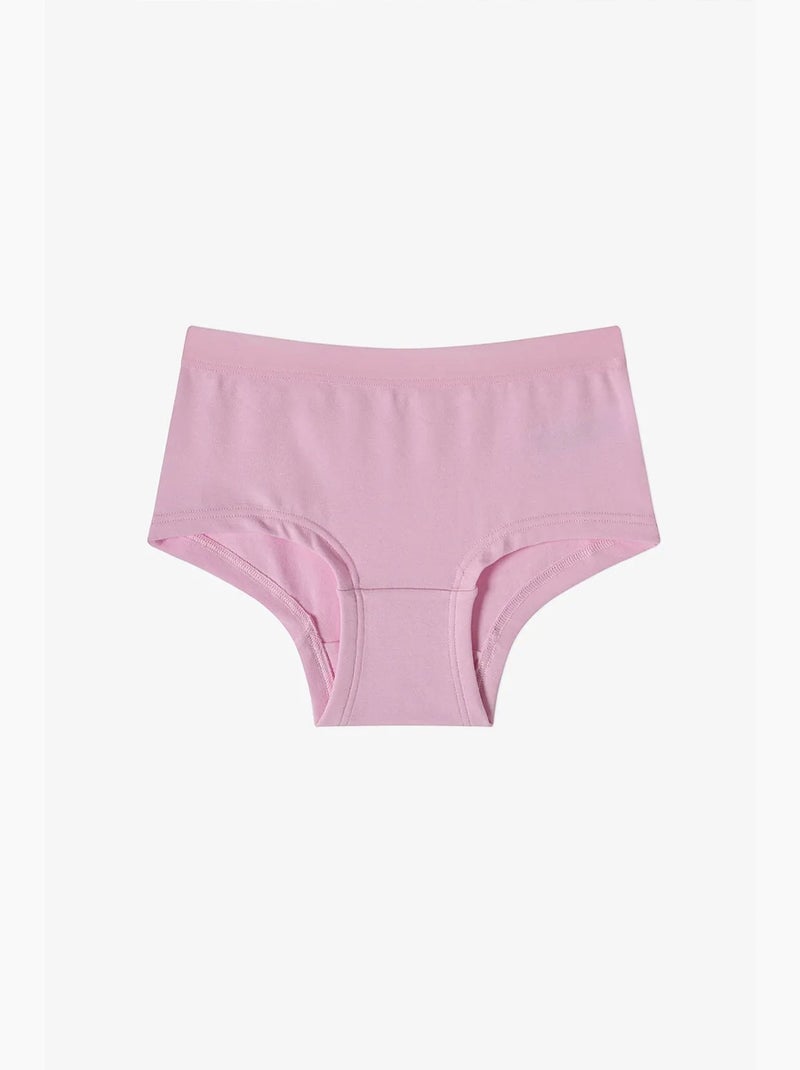 Cuecas hipster básicas, pack de 3 penti Preto Rosa Branco - Kiabi