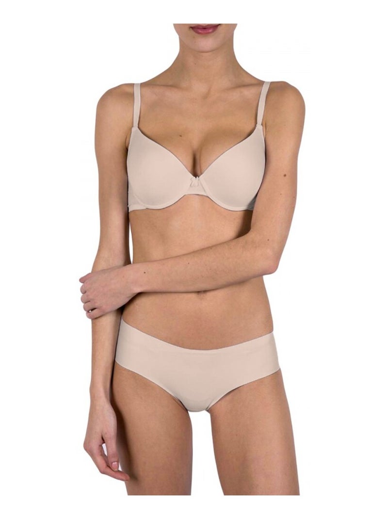 Cuecas microfibra pack de 3 mulher Bege - Kiabi