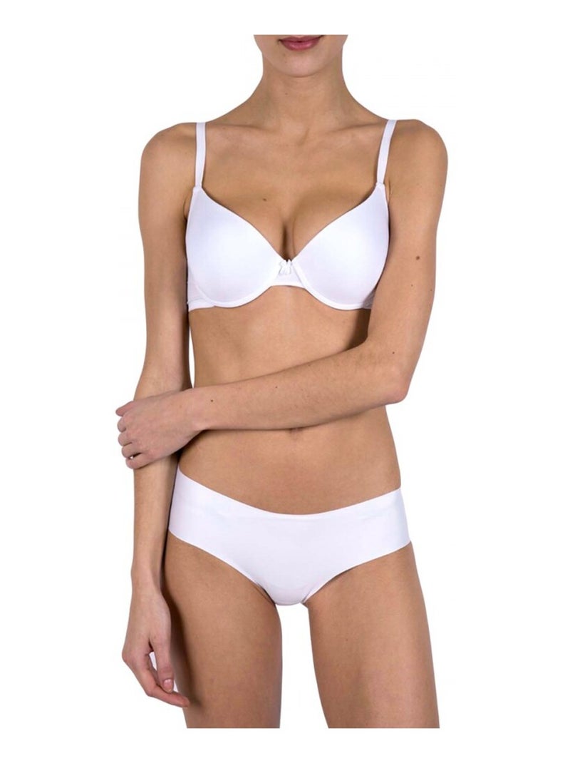 Cuecas microfibra pack de 3 mulher Branco - Kiabi