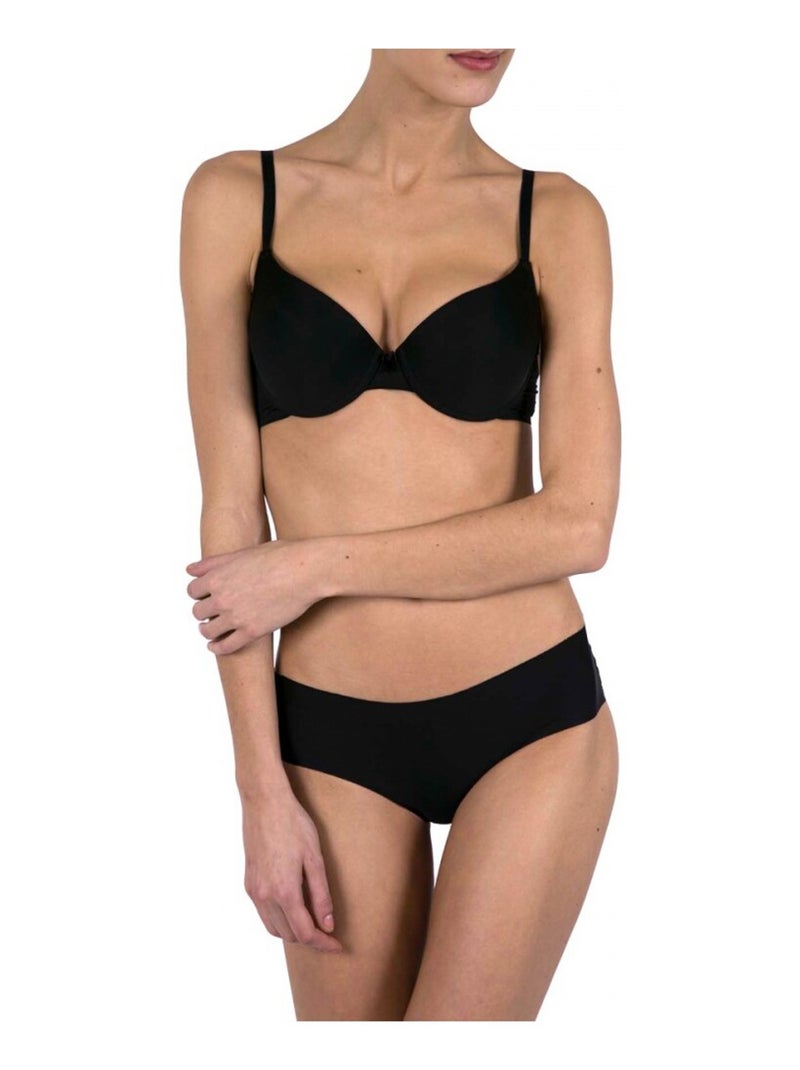 Cuecas microfibra pack de 3 mulher Preto - Kiabi