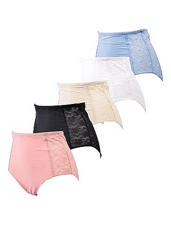 Cuecas Microfibra TRESS Renda - Pack de 5