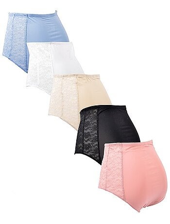 Cuecas Microfibra TRESS Renda - Pack de 5