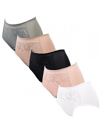 Cuecas Microfibra TRESS Renda - Pack de 5