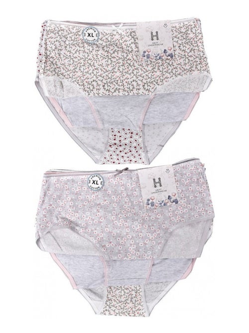 Cuecas Mulher Conforto Máximo Renda - Pack de 6 - Kiabi Cuecas Mulher Conforto Máximo Renda - Pack de 6 - Kiabi