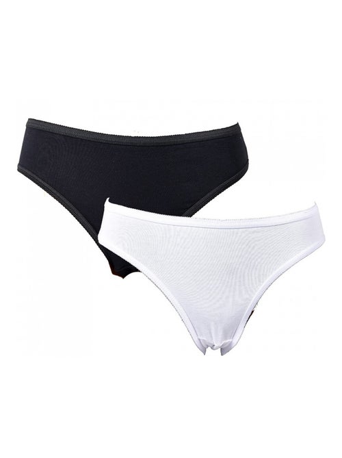 Cuecas Mulher Conforto Suporte Algodão - Pack de 2 - Kiabi Cuecas Mulher Conforto Suporte Algodão - Pack de 2 - Kiabi
