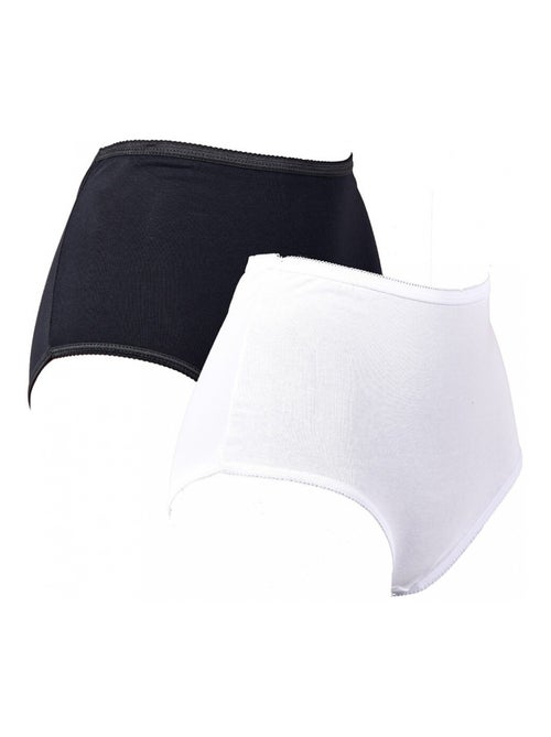 Cuecas Mulher Conforto Suporte Algodão - Pack de 2 - Kiabi Cuecas Mulher Conforto Suporte Algodão - Pack de 2 - Kiabi