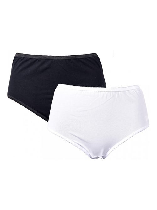 Cuecas Mulher Conforto Suporte Algodão - Pack de 2 - Kiabi Cuecas Mulher Conforto Suporte Algodão - Pack de 2 - Kiabi