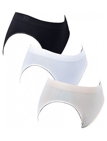 Cuecas Mulher Conforto Sustentação Algodão - Pack de 3