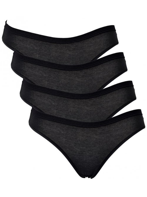 Cuecas Mulher INFINITIF - Pack de 4 - Kiabi Cuecas Mulher INFINITIF - Pack de 4 - Kiabi