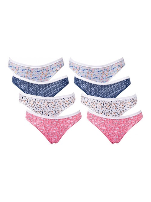 Cuecas Mulher INFINITIF - Pack de 8 - Kiabi Cuecas Mulher INFINITIF - Pack de 8 - Kiabi