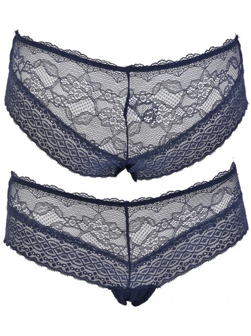 Cuecas Mulher INFINITIF com Renda - Pack de 6 - Kiabi Cuecas Mulher INFINITIF com Renda - Pack de 6 - Kiabi