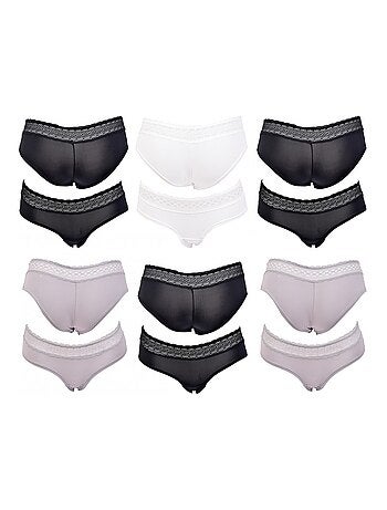 Cuecas Mulher INFINITIF com Renda - Pack de 6