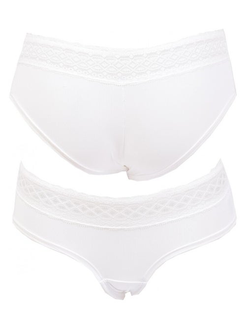 Cuecas Mulher INFINITIF com Renda - Pack de 6 - Kiabi Cuecas Mulher INFINITIF com Renda - Pack de 6 - Kiabi