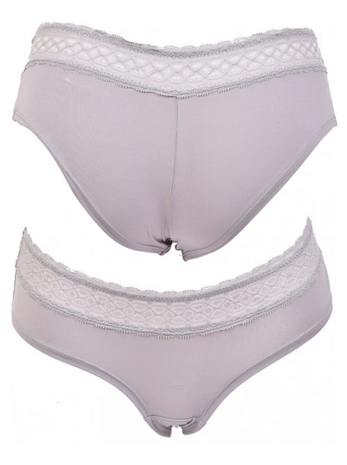 Cuecas Mulher INFINITIF com Renda - Pack de 6 - Kiabi Cuecas Mulher INFINITIF com Renda - Pack de 6 - Kiabi
