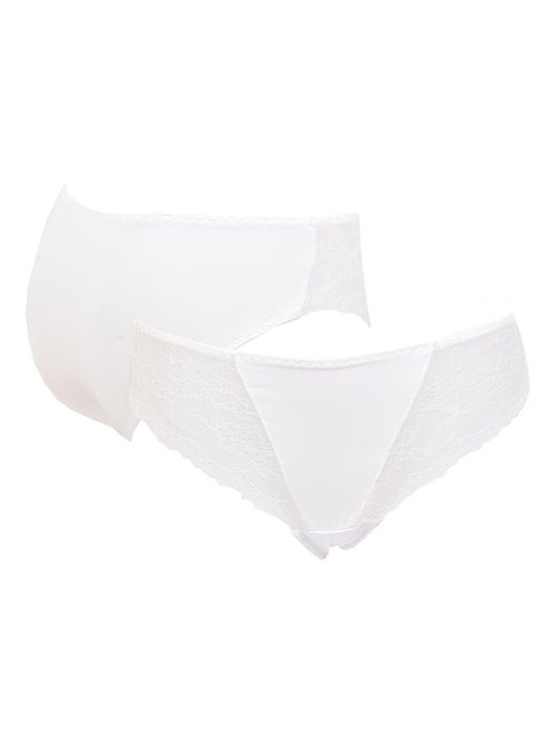 Cuecas Mulher INFINITIF com Renda - Pack de 6 - Kiabi Cuecas Mulher INFINITIF com Renda - Pack de 6 - Kiabi