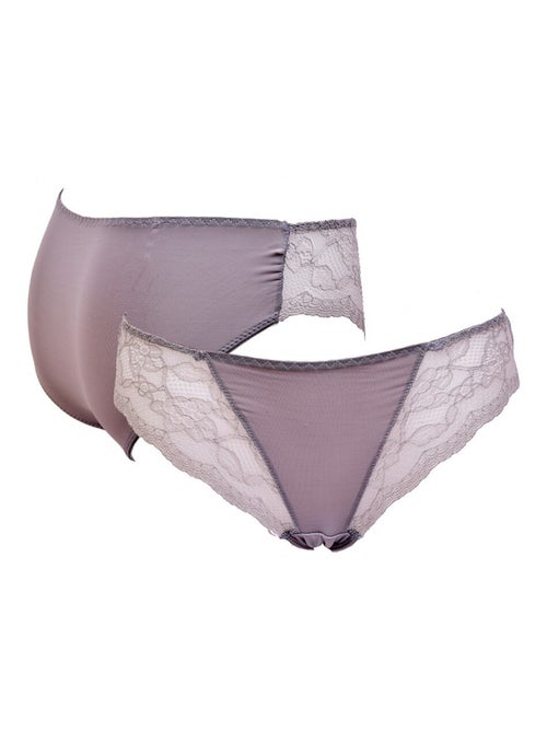 Cuecas Mulher INFINITIF com Renda - Pack de 6 - Kiabi Cuecas Mulher INFINITIF com Renda - Pack de 6 - Kiabi
