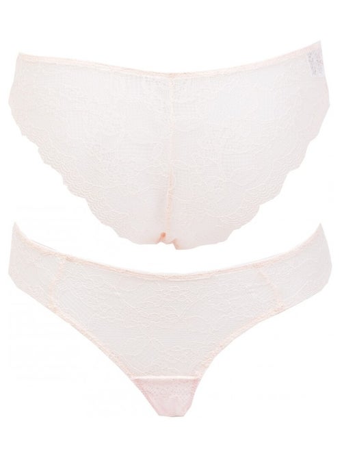 Cuecas Mulher INFINITIF com Renda - Pack de 6 - Kiabi Cuecas Mulher INFINITIF com Renda - Pack de 6 - Kiabi
