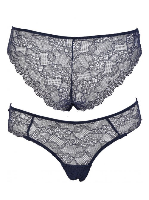 Cuecas Mulher INFINITIF com Renda - Pack de 6 - Kiabi Cuecas Mulher INFINITIF com Renda - Pack de 6 - Kiabi