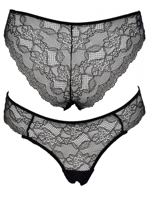 Cuecas Mulher INFINITIF com Renda - Pack de 6 - Kiabi Cuecas Mulher INFINITIF com Renda - Pack de 6 - Kiabi