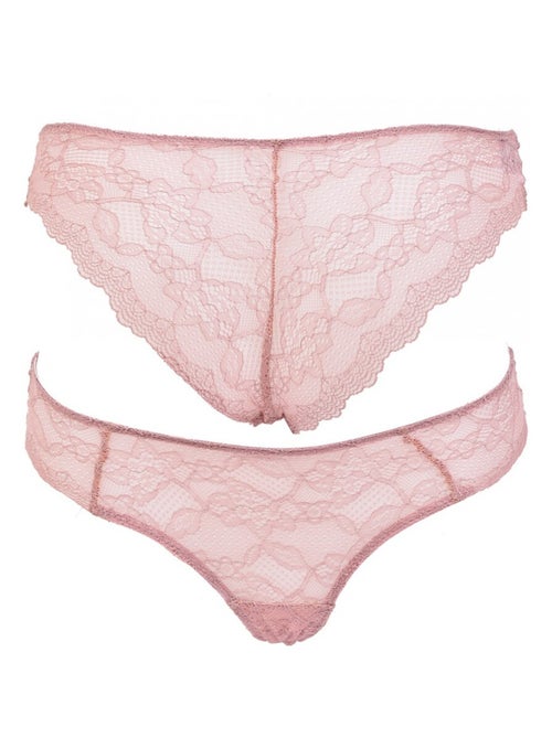Cuecas Mulher INFINITIF com Renda - Pack de 6 - Kiabi Cuecas Mulher INFINITIF com Renda - Pack de 6 - Kiabi