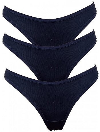 Cuecas Mulher INFINITIF Conforto - Boxer, Calcão, Tanga - Pack Preto