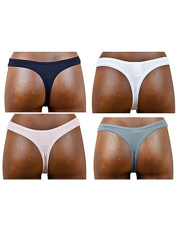 Cuecas Mulher INFINITIF Conforto - Boxer, Calcão, Tanga - Pack Preto