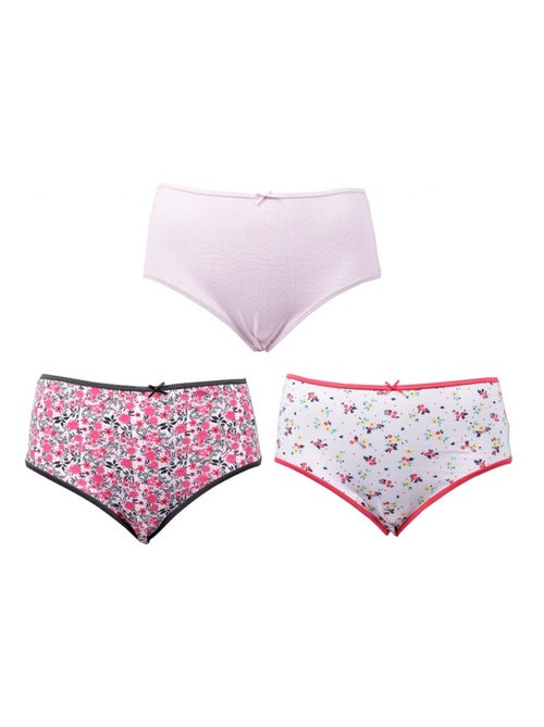 Cuecas Mulher INFINITIF MAXI Algodão - Pack de 6 - Kiabi Cuecas Mulher INFINITIF MAXI Algodão - Pack de 6 - Kiabi
