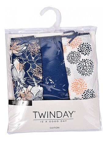 Cuecas Mulher MAXI TWINDAY Fantasias - Pack de 6