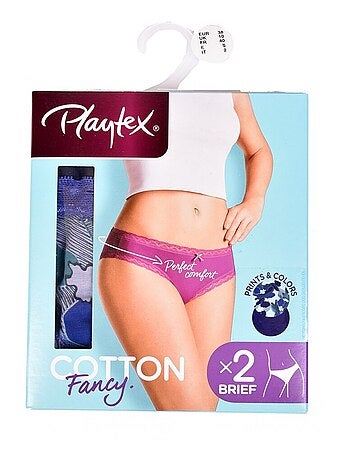 Cuecas Mulher PLAYTEX - Pack de 2