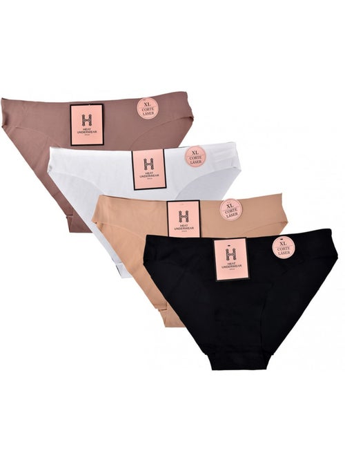 Cuecas mulher ultra conforto corte laser - pack - Kiabi Cuecas mulher ultra conforto corte laser - pack - Kiabi