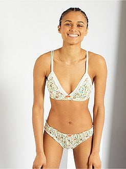 Cuecas para mulher bloomer estampadas - Kiabi