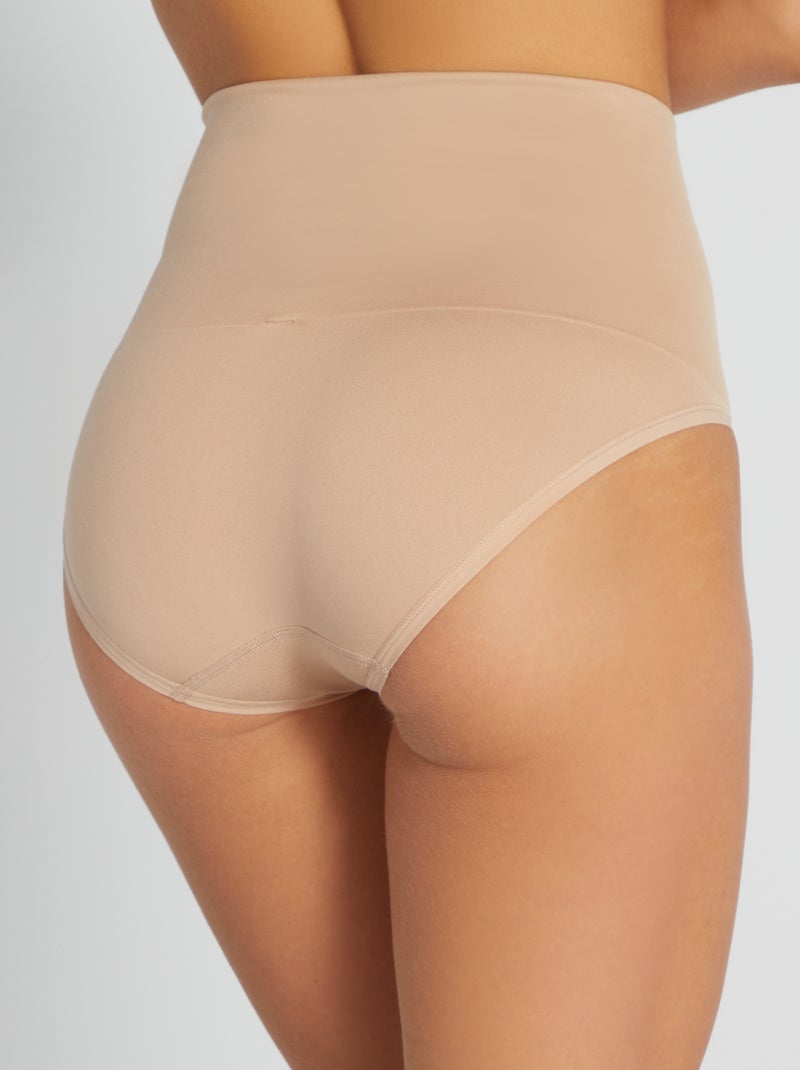 Cuecas para mulher com cintura subida adelgaçantes ROSA - Kiabi