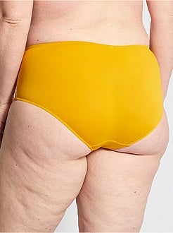 Cuecas para mulher de cintura subida com renda - Kiabi