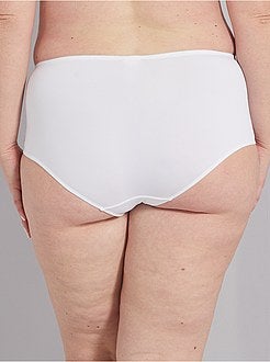 Cuecas para mulher de cintura subida com renda - Kiabi