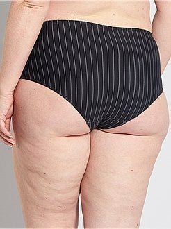 Cuecas para mulher de cintura subida em microfibra - Kiabi
