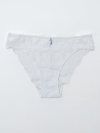 Cuecas para mulher de renda ajurada florida