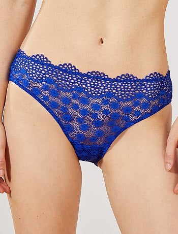 Cuecas para mulher de renda - Kiabi