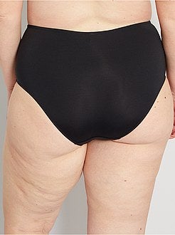 Cuecas para mulher em microfibra e renda - Kiabi