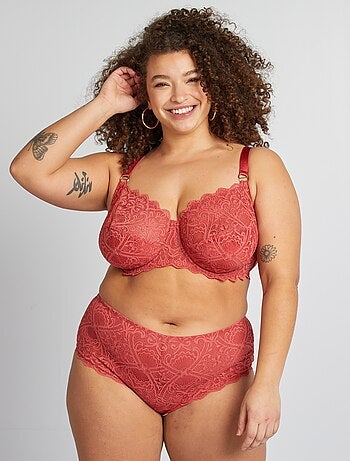 Cuecas para mulher em renda e microfibra