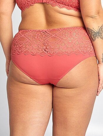 Cuecas para mulher em renda e microfibra