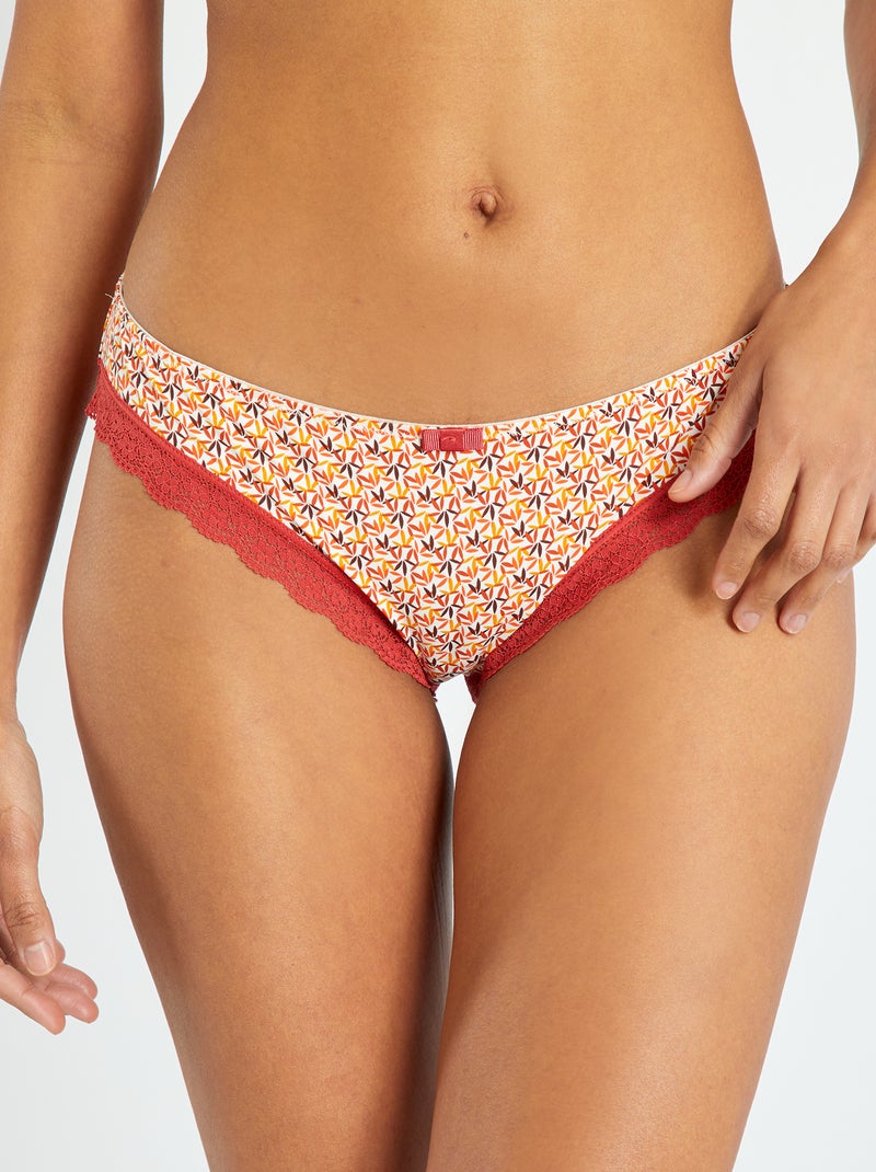 Cuecas para mulher 'Envie de Lingerie' BEGE - Kiabi