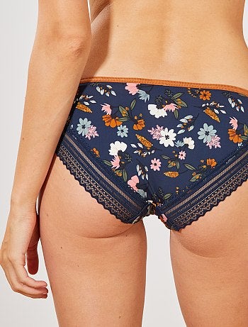 Cuecas para mulher estampadas - Kiabi