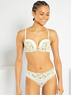 Cuecas para mulher estampadas - Kiabi